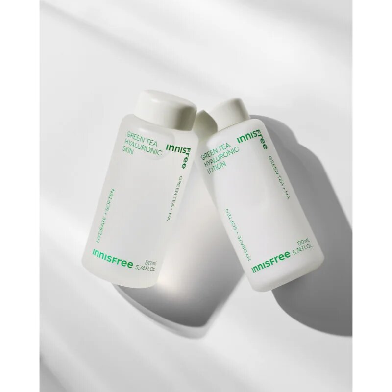 innisfree Green Tea Hyaluronic Toner vlažilni tonik za obraz za krepitev kožne pregrade 150 ml