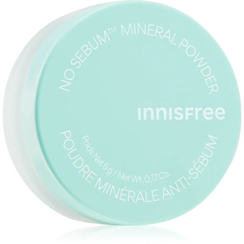 innisfree No Sebum Mineral Powder transparentni puder v prahu z mat učinkom 5 g