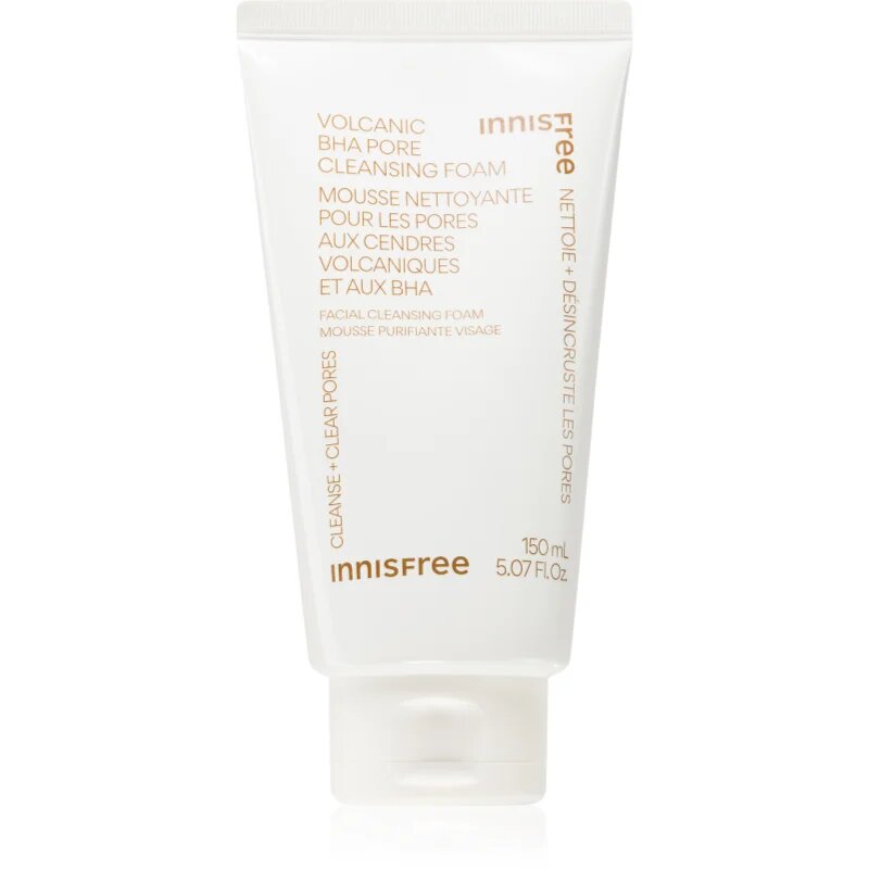 innisfree Volcanic BHA Pore Cleansing Foam nežna čistilna pena za glajenje kože in zmanjšanje por 150 ml