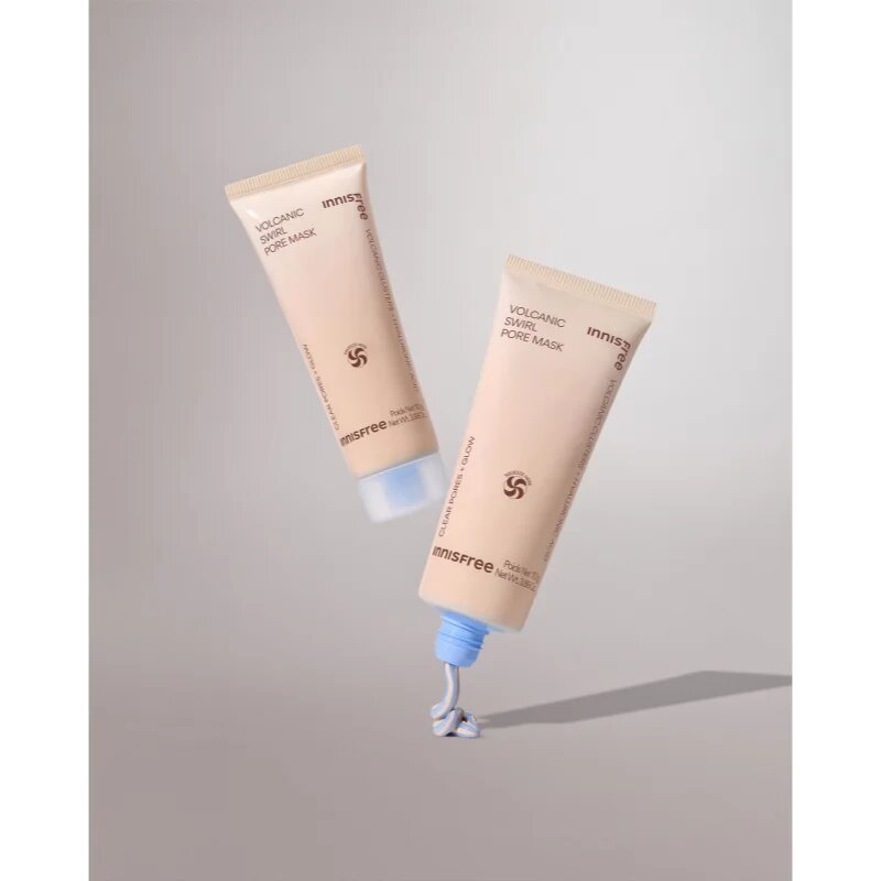 innisfree Volcanic Swirl Pore Mask maska iz ilovice za hidracijo kože in zmanjšanje por 110 g