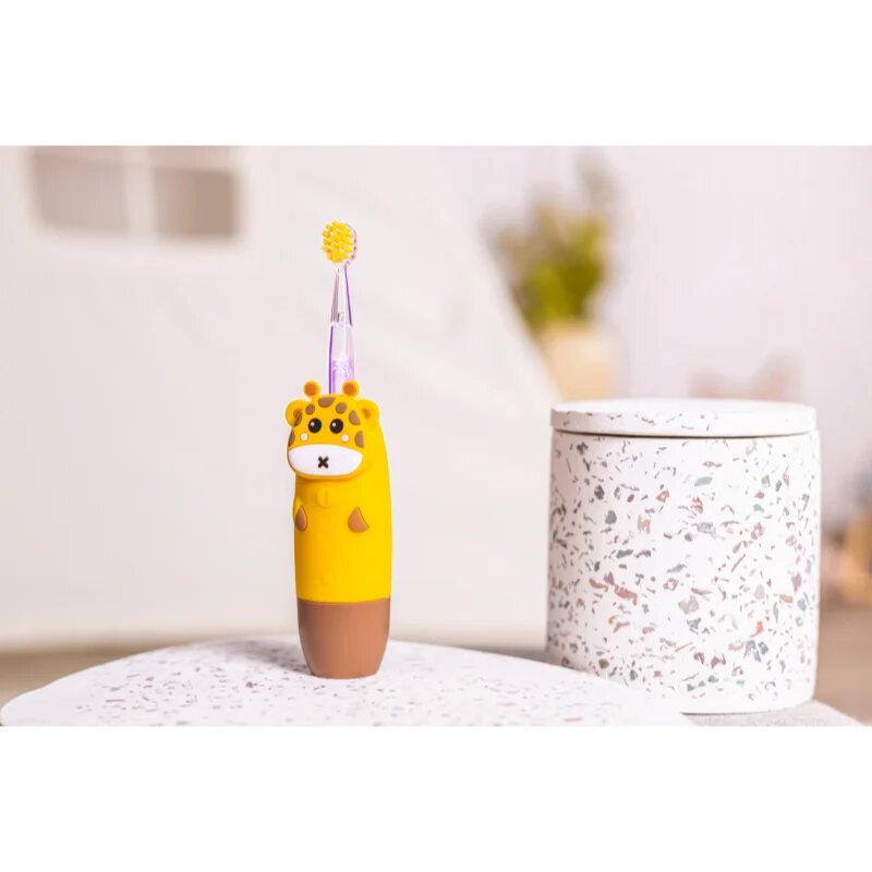 innoGIO GIOGiraffe Sonic Toothbrush sonična zobna ščetka za otroke Yellow 1 kos
