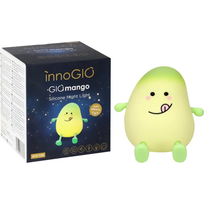 innoGIO GIOmango zatemnitvena otroška LED-svetilka 1 kos
