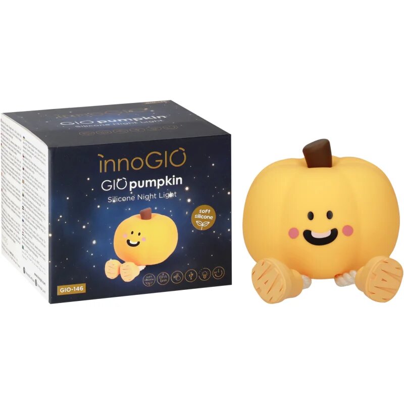 innoGIO GIOpumpkin zatemnitvena otroška LED-svetilka 1 kos