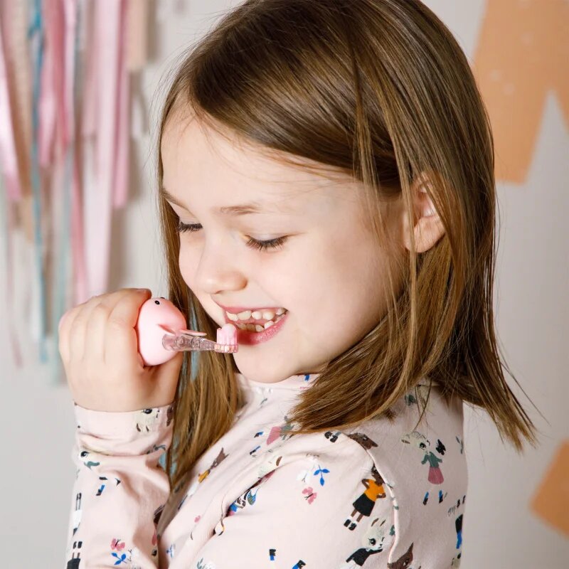innoGIO GIORabbit Sonic Toothbrush sonična zobna ščetka za otroke Pink 1 kos