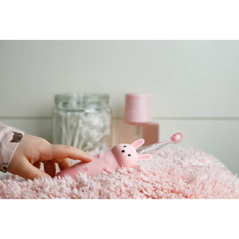 innoGIO GIORabbit Sonic Toothbrush sonična zobna ščetka za otroke Pink 1 kos