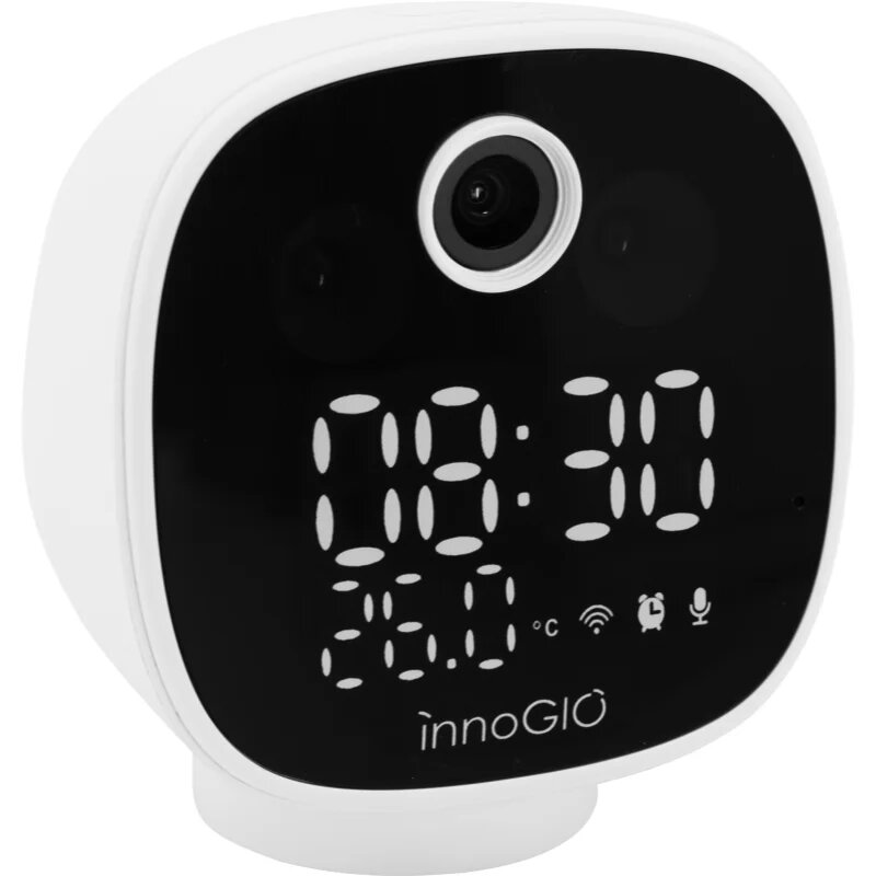 innoGIO GIOSafety Smart Clock brezžična pametna notranja kamera 1 kos