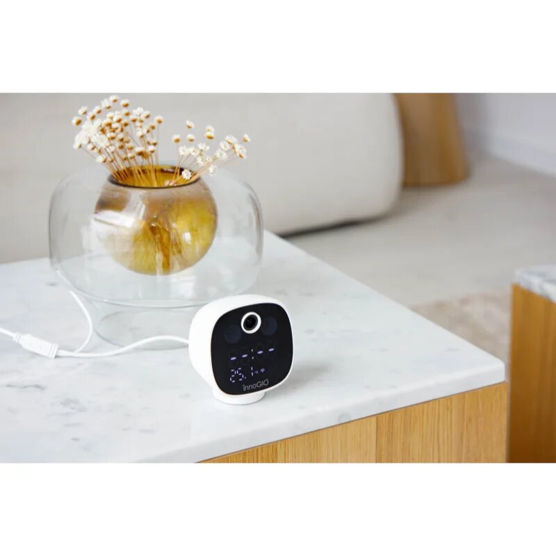 innoGIO GIOSafety Smart Clock brezžična pametna notranja kamera 1 kos