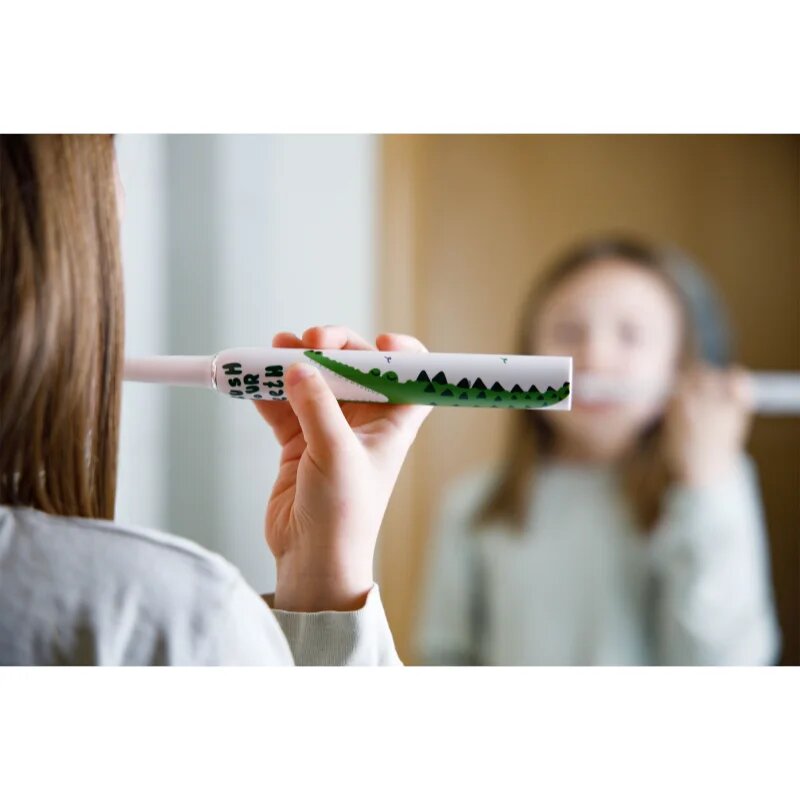 innoGIO GIOSonic Crocodile sonična zobna ščetka za otroke 3-12 y 1 kos
