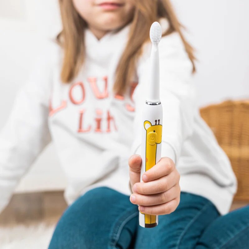 innoGIO GIOSonic Giraffe sonična zobna ščetka za otroke 3-12 y 1 kos