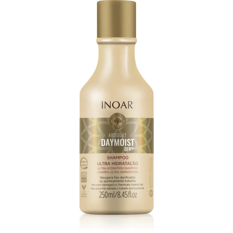 INOAR Absolut Daymoist CLR™ intenzivno vlažilni šampon za suhe in barvane lase 250 ml