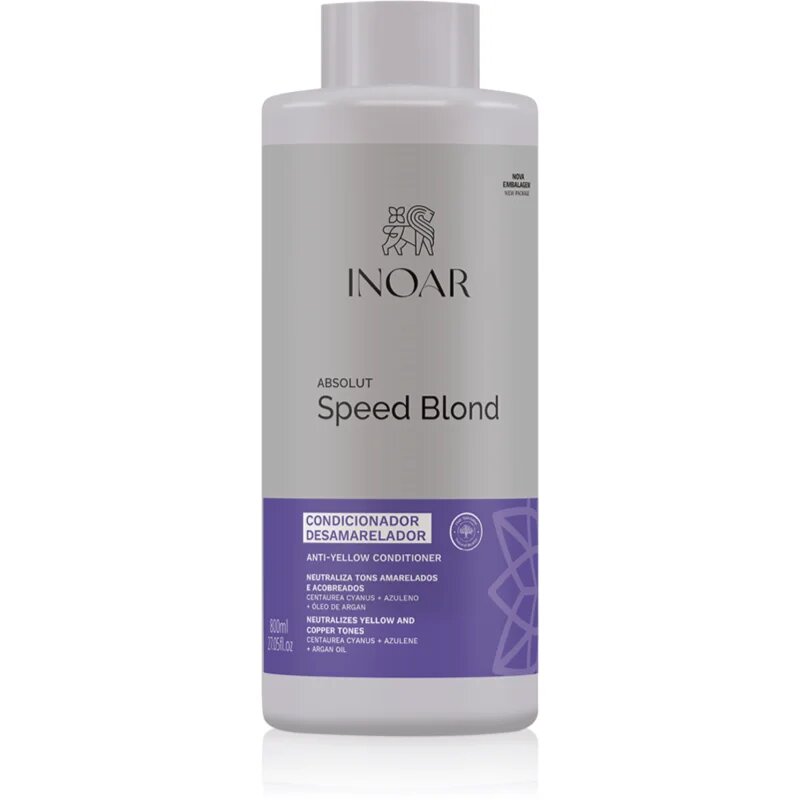 INOAR Absolut Speed Blond Conditioner balzam za blond lase in lase s prameni 800 ml