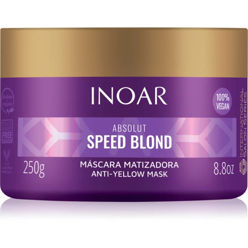 INOAR Absolut Speed Blond hranilna maska za blond lase 250 g