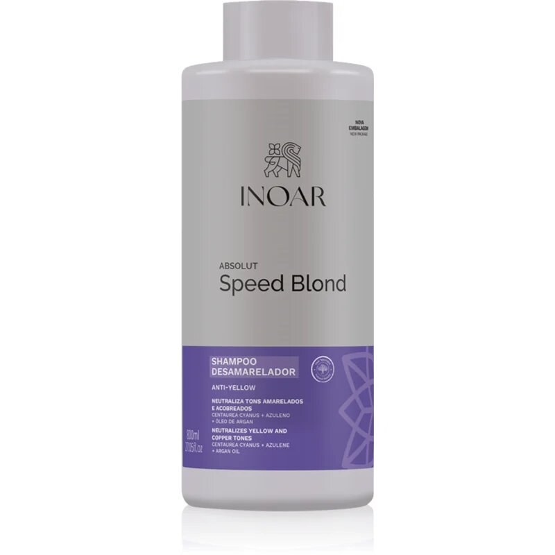 INOAR Absolut Speed Blond šampon za blond lase 800 ml