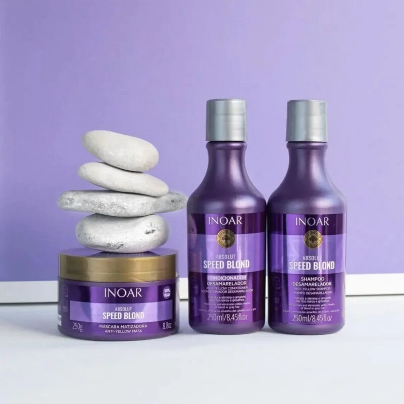 INOAR Absolut Speed Blond set za blond lase 2x250 ml