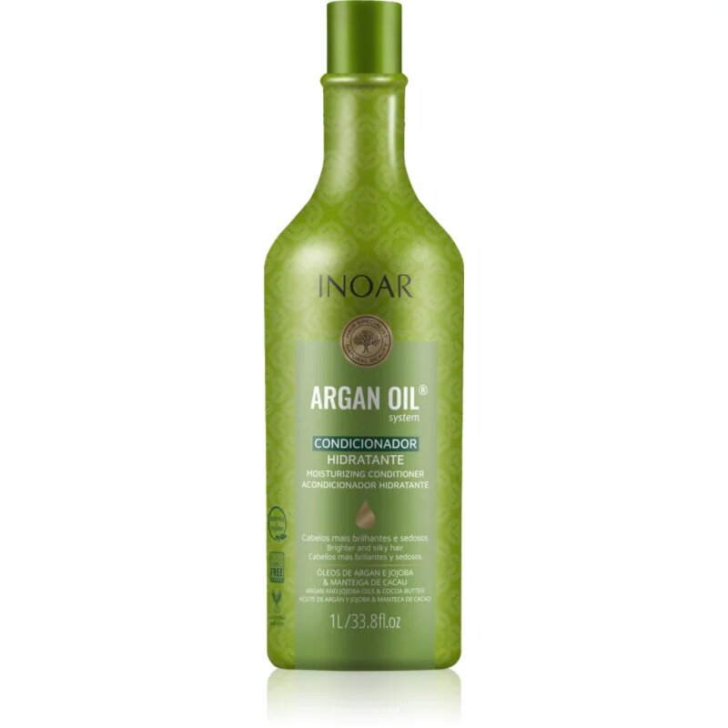 INOAR Argan Oil System vlažilni in gladilni balzam 1000 ml