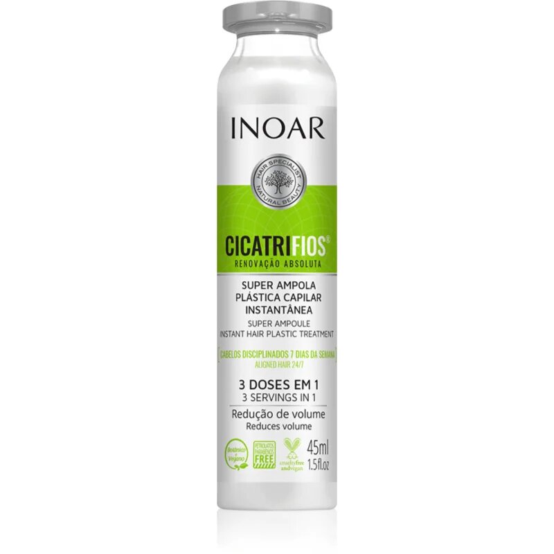 INOAR CicatriFios ampule za poškodovane lase 45 ml