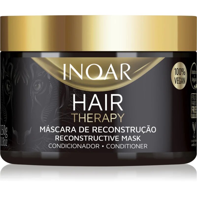 INOAR Hair Therapy maska za okrepitev las za poškodovane lase 250 g