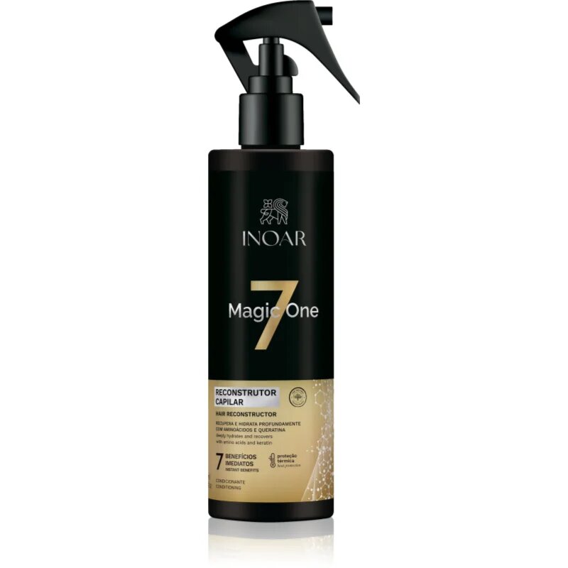 INOAR Magic One 7 večnamensko pršilo za lase s termozaščito 300 ml