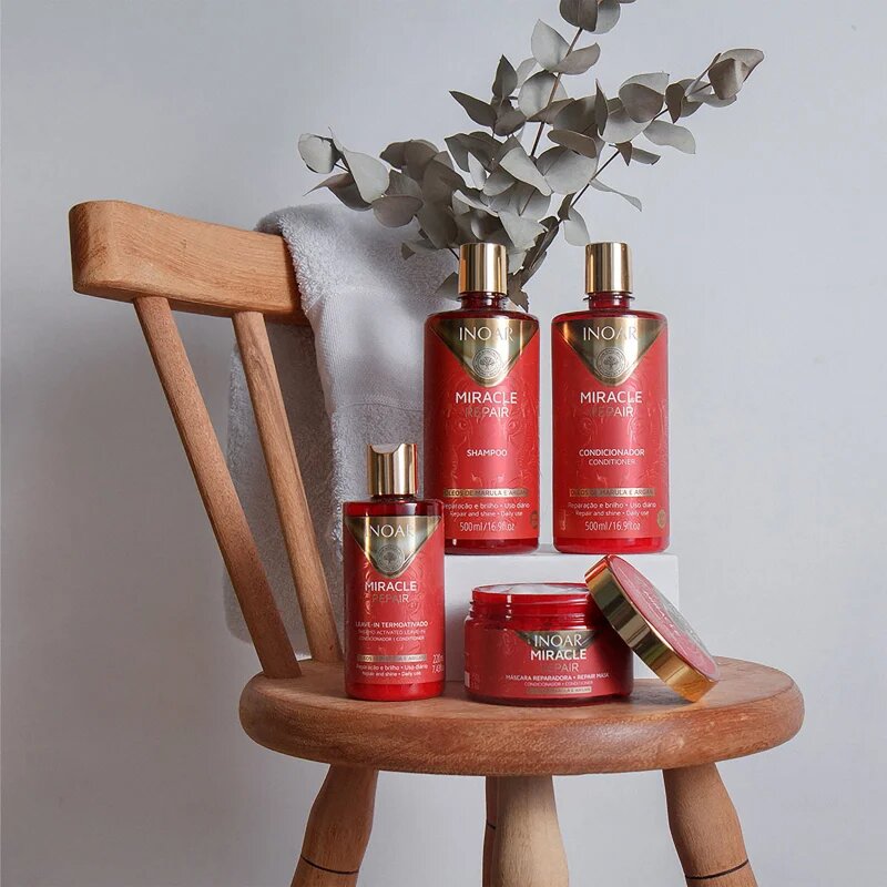 INOAR Miracle Repair regeneracijski šampon za šibke in poškodovane lase 500 ml
