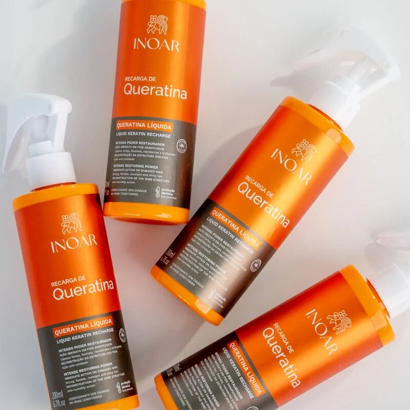INOAR Queratina Liquida balzam brez spiranja s keratinom 200 ml
