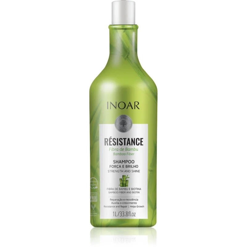 INOAR Résistance Bambu šampon za lomljive in izčrpane lase 1000 ml