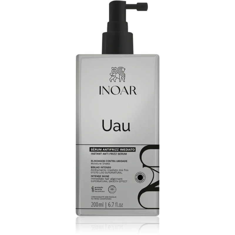 INOAR Uau Anti-Frizz serum za glajenje proti krepastim lasem 200 ml