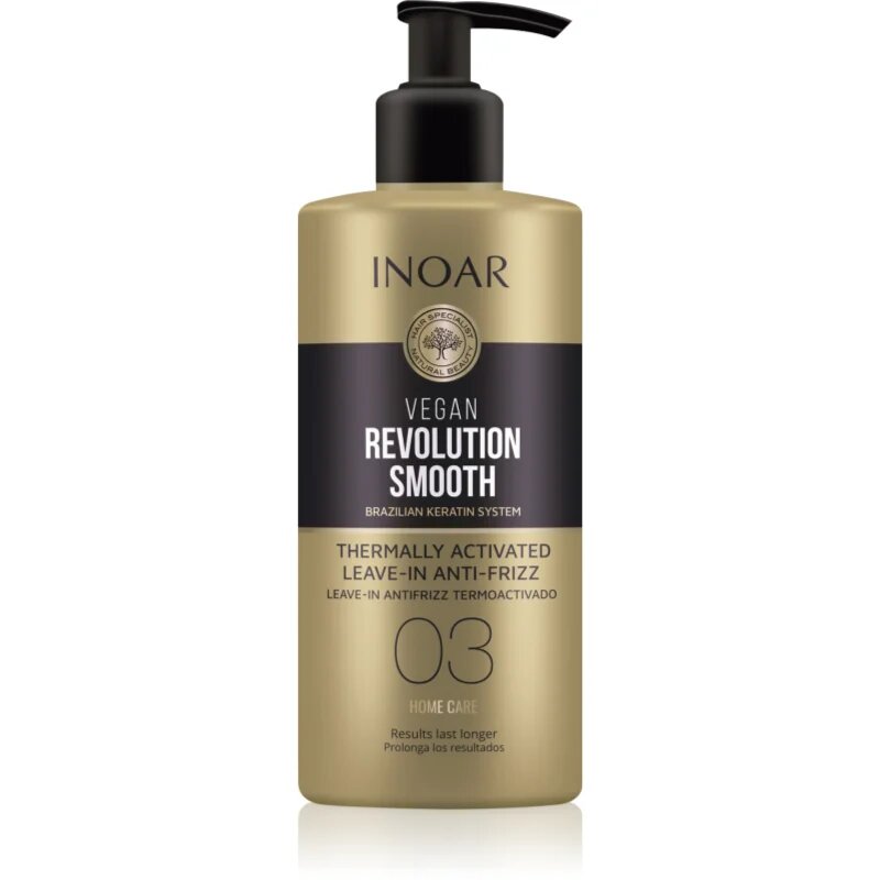 INOAR Vegan Revolution Smooth balzam brez spiranja za glajenje las 350 ml