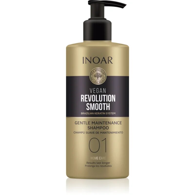 INOAR Vegan Revolution Smooth gladilni šampon z suhe lase 350 ml