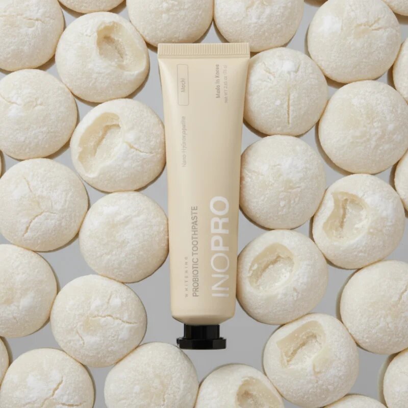 InoPro Probiotic Toothpaste zobna pasta za beljenje zob brez fluorida okus Mochi 75 g