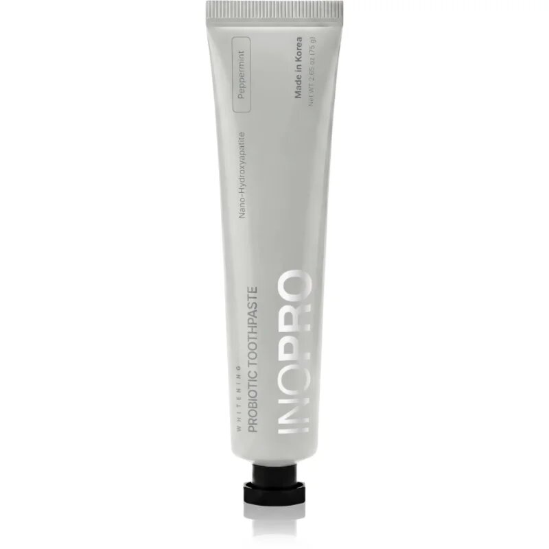 InoPro Probiotic Toothpaste zobna pasta za beljenje zob brez fluorida okus Peppermint 75 g