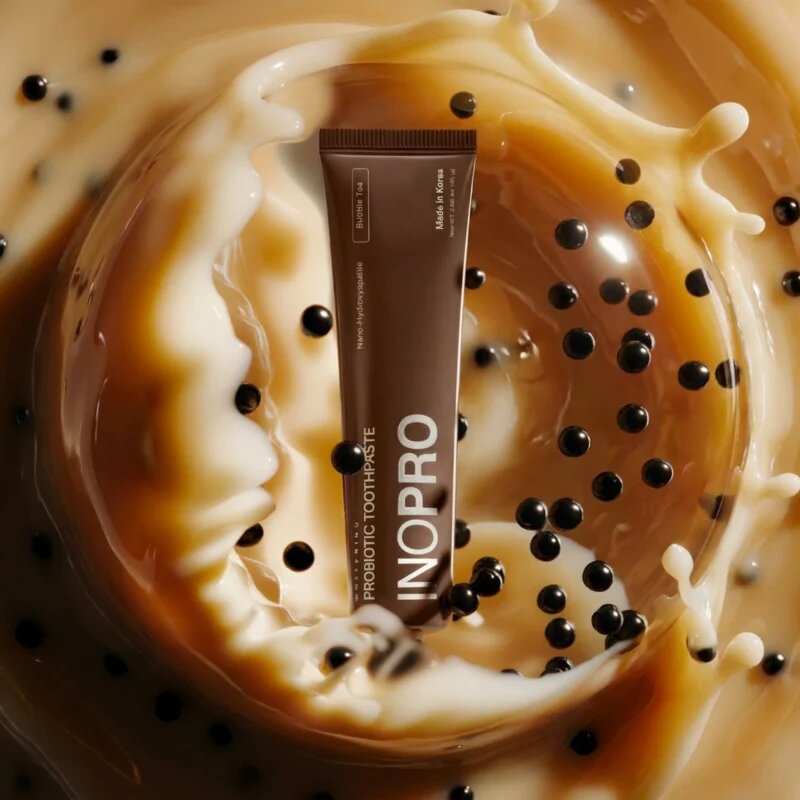 InoPro Probiotic Toothpaste zobna pasta za beljenje zob okus Bubble Tea 75 g
