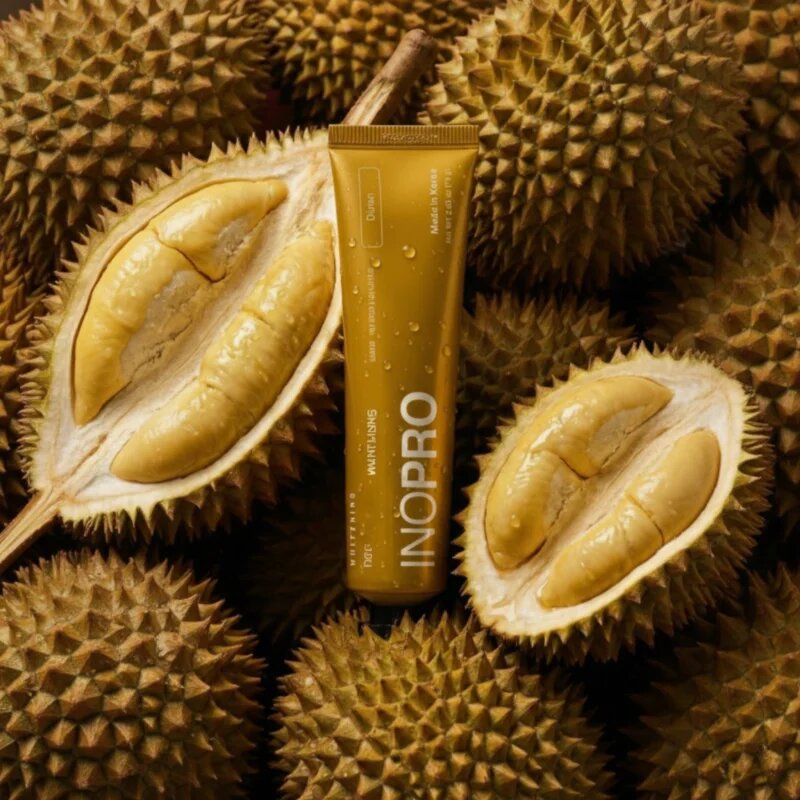 InoPro Probiotic Toothpaste zobna pasta za beljenje zob okus Durian 75 g