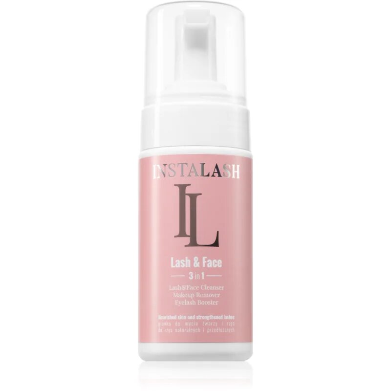 INSTALASH Lash & Face nežna čistilna pena za obraz in oči 100 ml