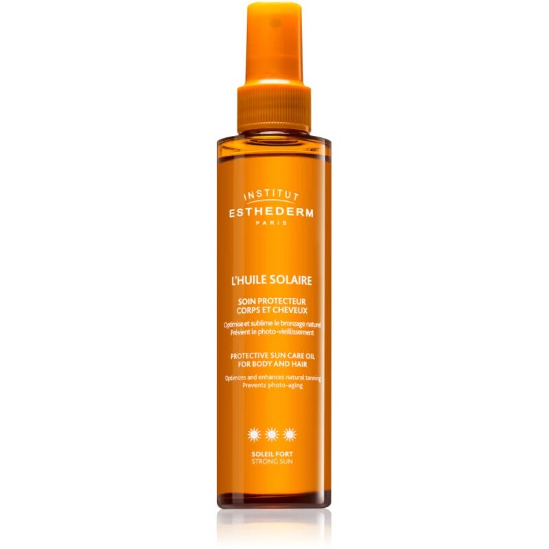 Institut Esthederm Adaptasun Sun Care Oil Extreme Sun olje za sončenje za telo in lase z visoko UV zaščito 150 ml