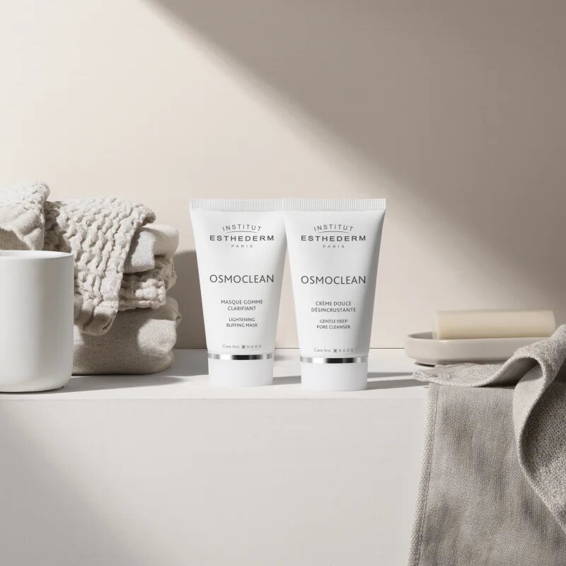 Institut Esthederm Osmoclean Lightening Buffing Mask čistilna maska za obraz 75 ml