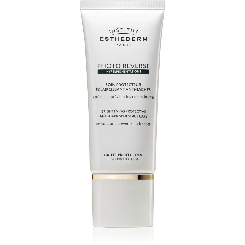 Institut Esthederm Photo Reverse Brightening Protective Anti-Dark Spots Face Care posvetlitvena zaščitna nega proti pigmentnim madežem z visoko UV zaš