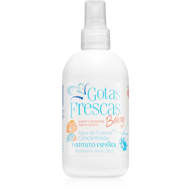 Instituto Español Fresh Drops Baby kolonjska voda za otroke 250 ml