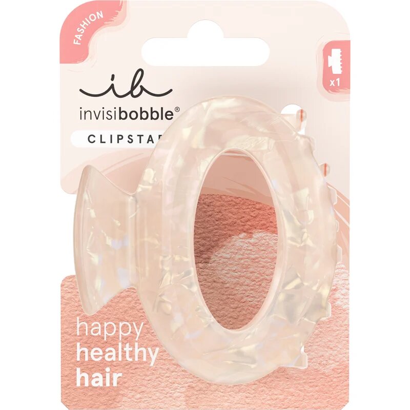 invisibobble Clipstar Rosy Bliss sponka krokodilček za lase velikost M 1 kos