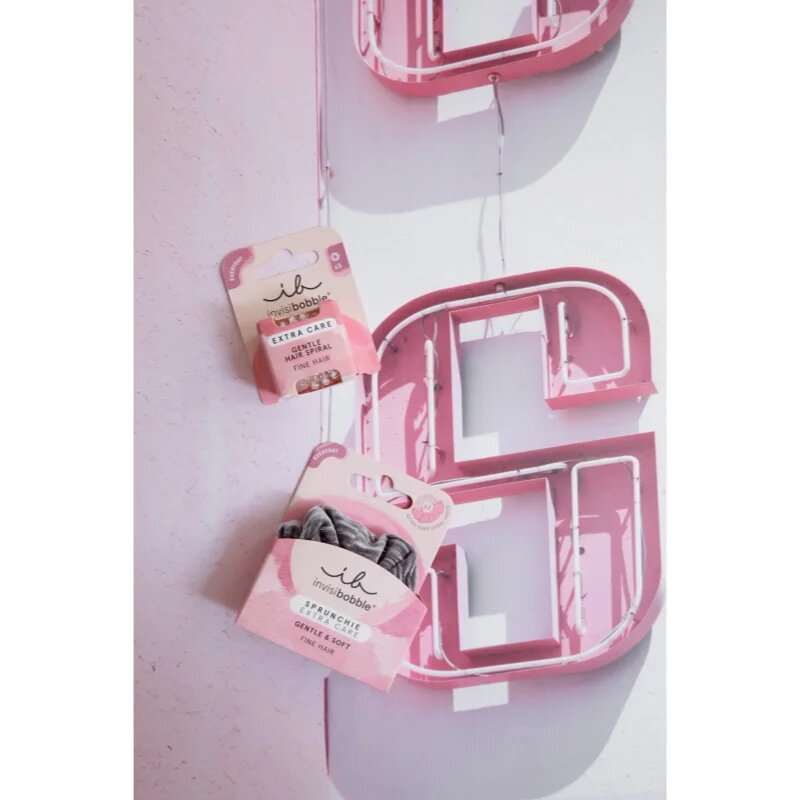 invisibobble Extra Care Crystal Clear elastike za lase 3 kos