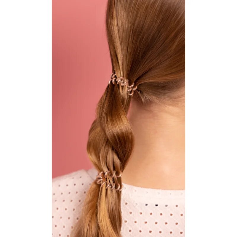 invisibobble Original elastike za lase Bronze Me Pretty 3 kos