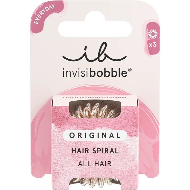 invisibobble Original elastike za lase Bronze Me Pretty 3 kos