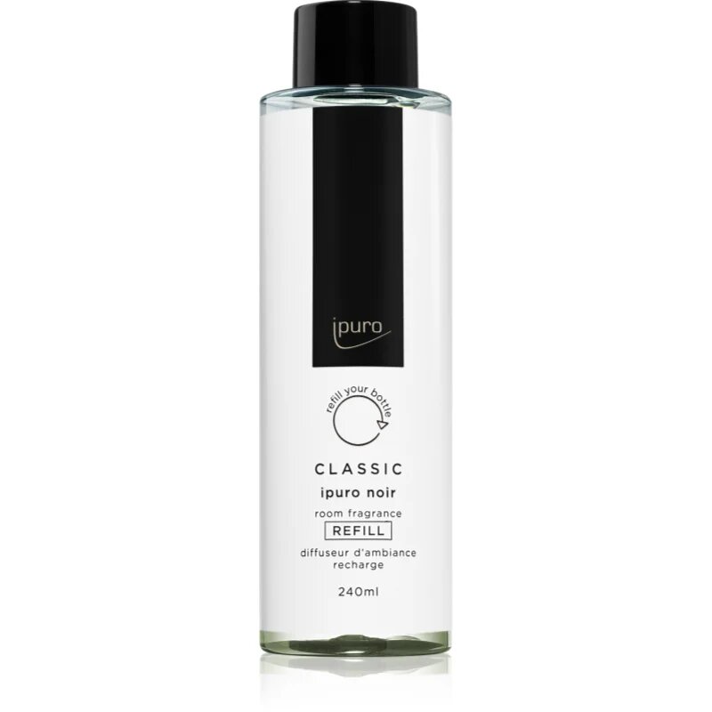 ípuro Classic Noir nadomestno polnilo za aroma difuzor 240 ml