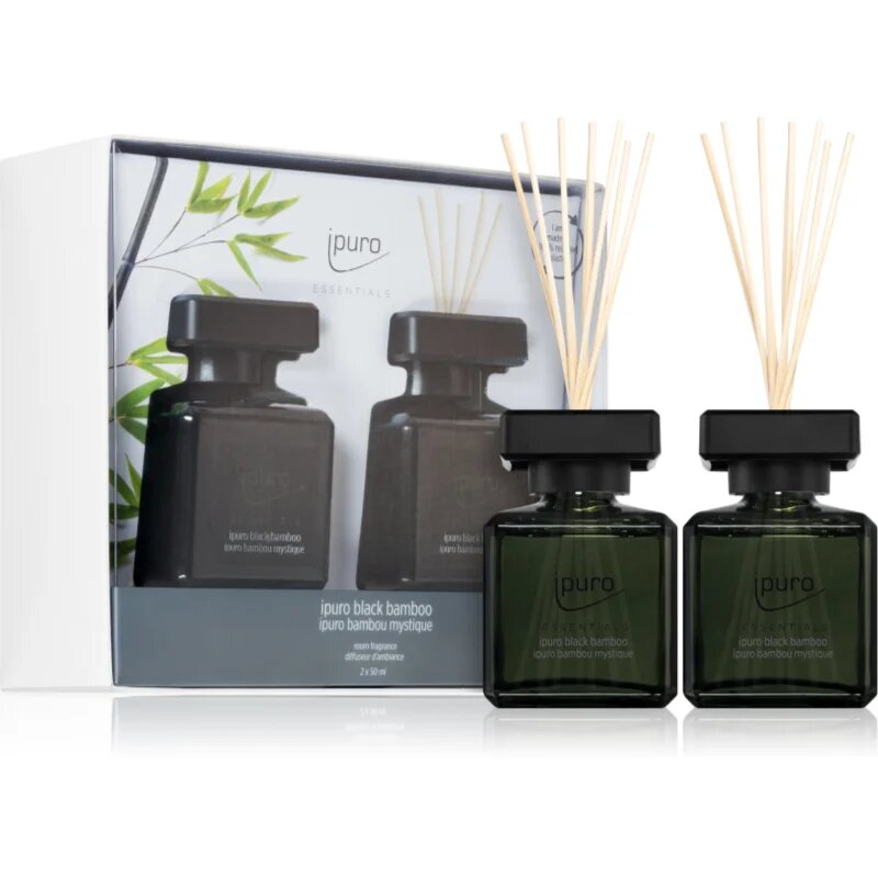 ípuro Essentials Black Bamboo darilni set 2x50 ml