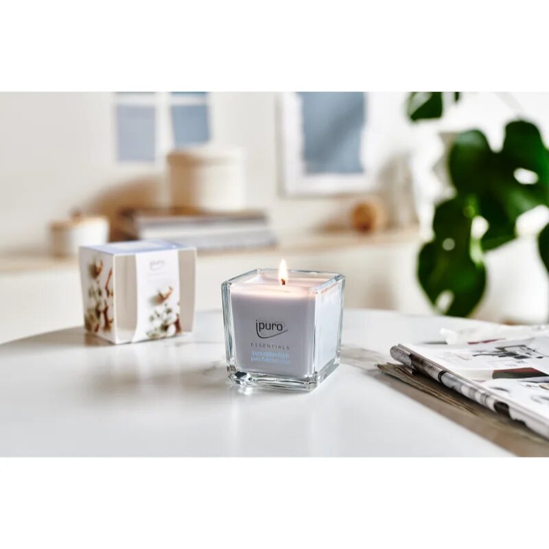 ípuro Essentials Cotton Fields dišeča sveča 125 g