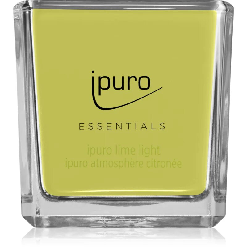 ípuro Essentials Lime Light dišeča sveča 125 g