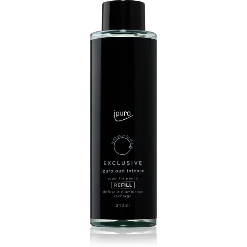 ípuro Exclusive Oud nadomestno polnilo za aroma difuzor 240 ml