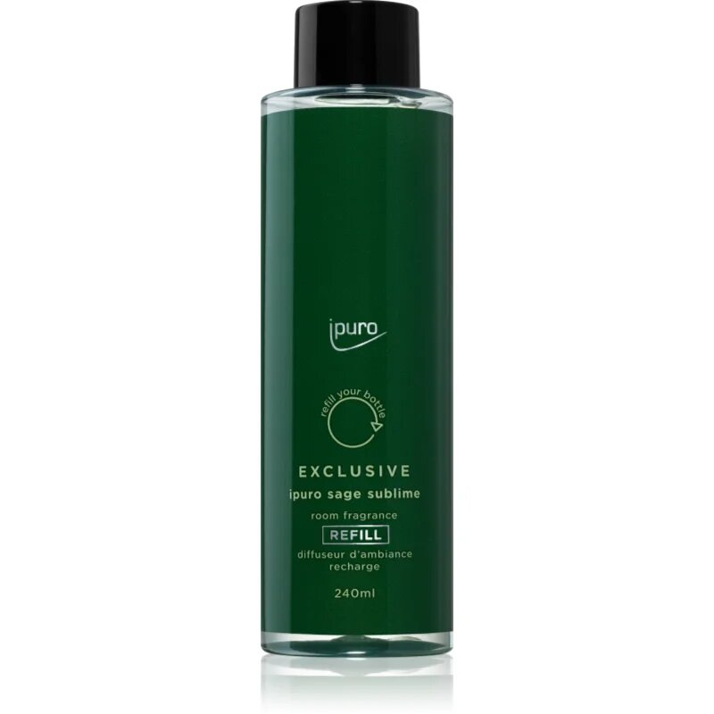 ípuro Exclusive Sage Sublime nadomestno polnilo za aroma difuzor 240 ml