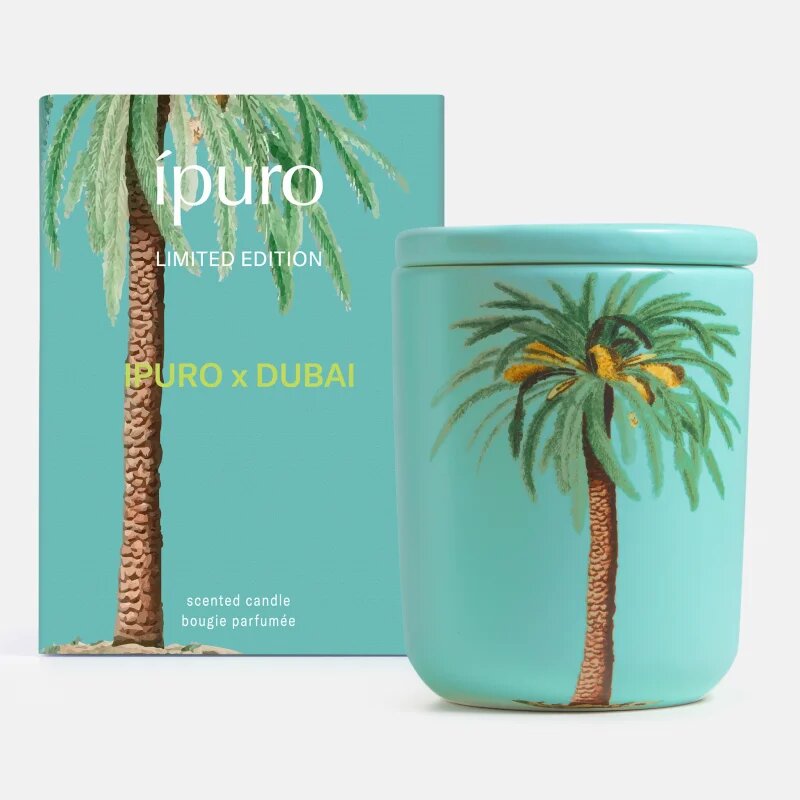 ípuro Travel The World Dubai dišeča sveča s pokrovčkom 270 g