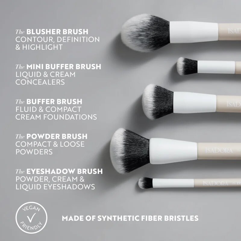 IsaDora Brush Mini Buffer čopič za korektor 1 kos