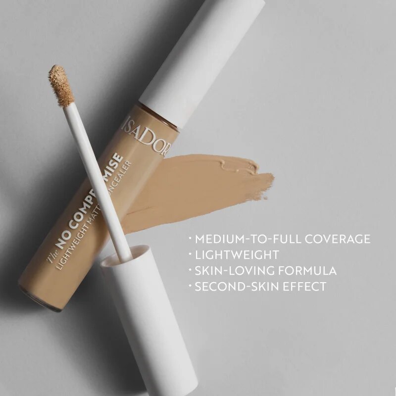 IsaDora No Compromise Lightweight Matte Concealer kremasti prekrivni korektor odtenek 1NW 10 ml